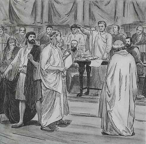 Юридическая консультация в древнем Риме